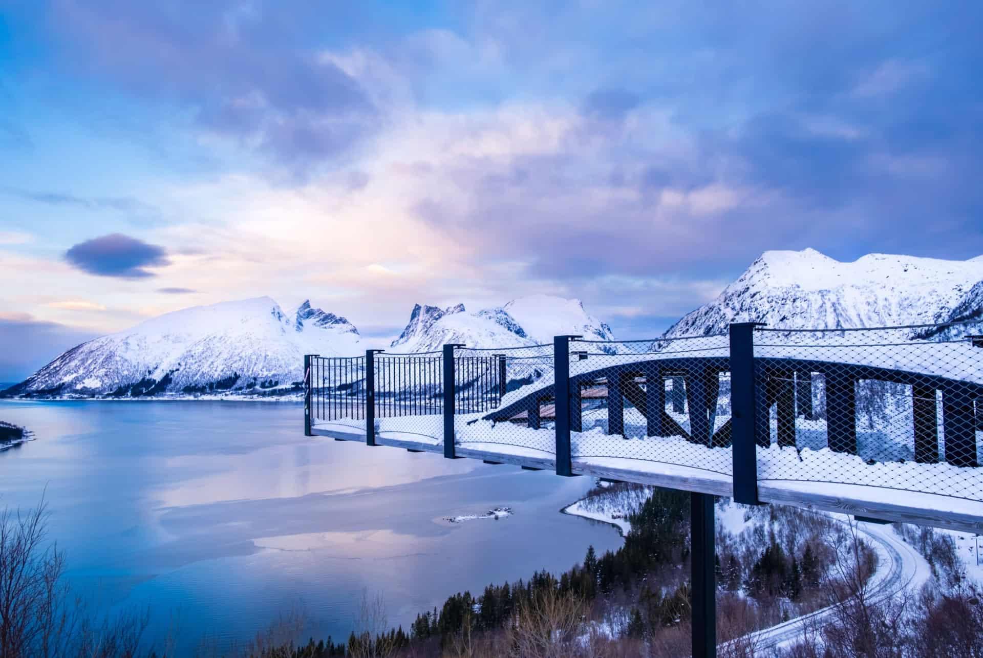 Bergsbotn bester Aussichtspunkt in Senja
